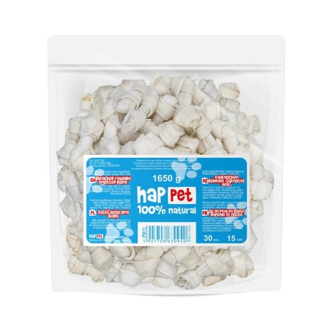 Kość wiązana Happet PB11 biała 15cm 30szt. Kość wiązana Happet PB11 biała 15cm 30szt.