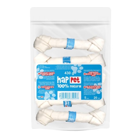 Kość wiązana Happet PB12 biała 20cm 5szt Kość wiązana Happet PB12 biała 20cm 5szt