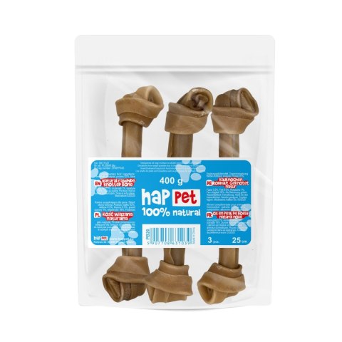Kość wiązana Happet PB20 naturalna 25,0cm 3sz Kość wiązana Happet PB20 naturalna 25,0cm 3sz
