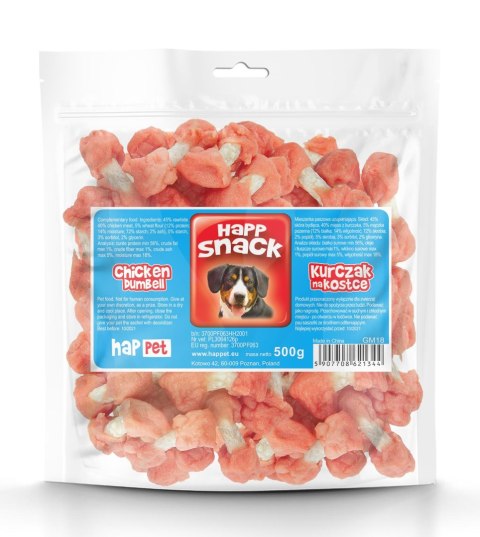 Kurczak na kostce Happet GM18 500g Kurczak na kostce Happet GM18 500g