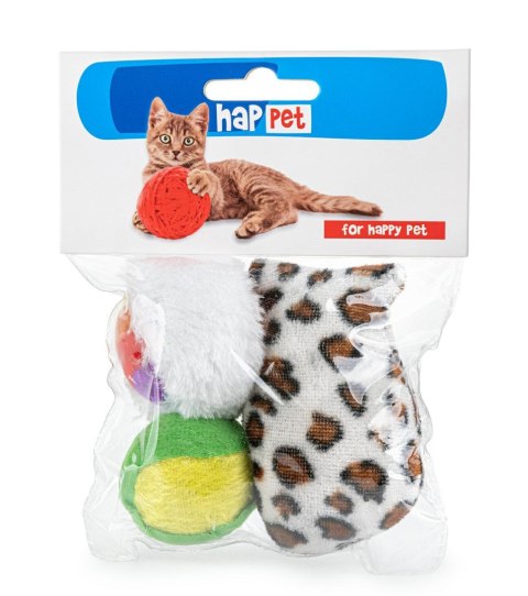 Zabawka panterka + 2 piłki Happet K016 9cm Zabawka panterka + 2 piłki Happet K016 9cm