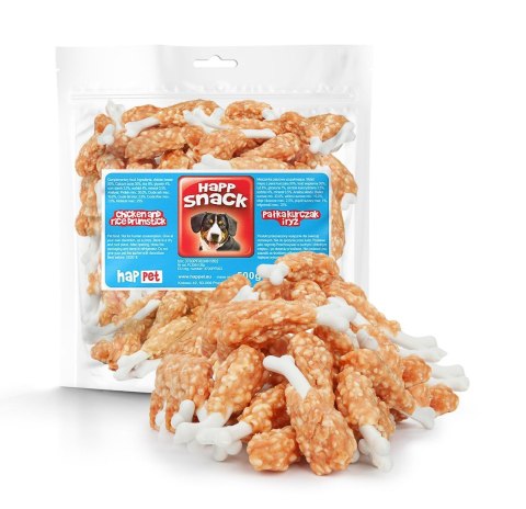 Pałka z kurczaka z ryżem Happet GM90 500g Pałka z kurczaka z ryżem Happet GM90 500g