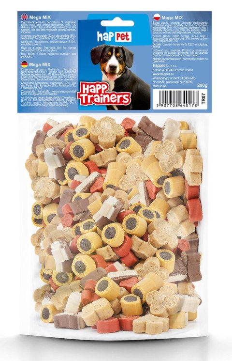 Happ Trainers - przysmaki dla psa Mega mix 200g Happet Happ Trainers - przysmaki dla psa Mega mix 200g Happet