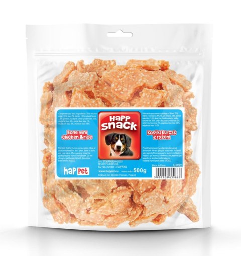 Przysmaki dla psa - kostki kurczak z ryżem 4cm Happet Przysmaki dla psa - kostki kurczak z ryżem 4cm Happet