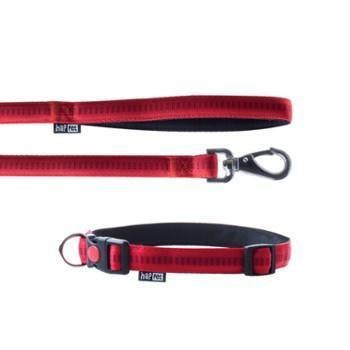 Smycz+obroża Soft Style Happet czerwień L 2.0cm Smycz+obroża Soft Style Happet czerwień L 2.0cm