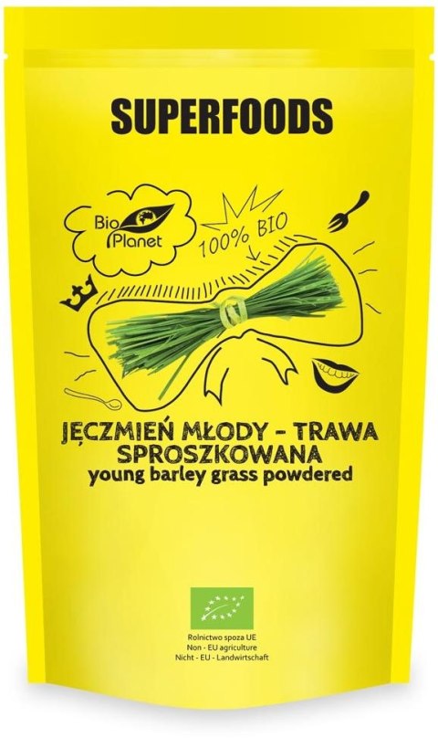 JĘCZMIEŃ MŁODY SPROSZKOWANY BIO 125 g - BIO PLANET JĘCZMIEŃ MŁODY SPROSZKOWANY BIO 125 g - BIO PLANET
