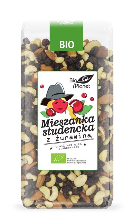 MIESZANKA STUDENCKA Z ŻURAWINĄ BIO 400 g - BIO PLANET MIESZANKA STUDENCKA Z ŻURAWINĄ BIO 400 g - BIO PLANET