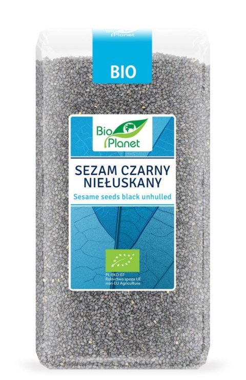 SEZAM CZARNY NIEŁUSKANY BIO 500 g - BIO PLANET SEZAM CZARNY NIEŁUSKANY BIO 500 g - BIO PLANET