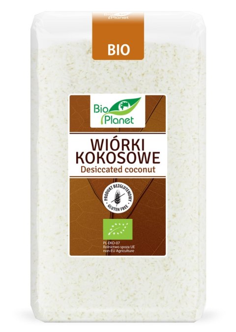 WIÓRKI KOKOSOWE BEZGLUTENOWE BIO 500 g - BIO PLANET WIÓRKI KOKOSOWE BEZGLUTENOWE BIO 500 g - BIO PLANET