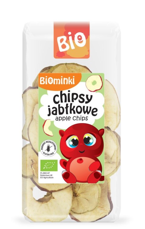 CHIPSY JABŁKOWE BEZGLUTENOWE BIO 30 g - BIOMINKI CHIPSY JABŁKOWE BEZGLUTENOWE BIO 30 g - BIOMINKI