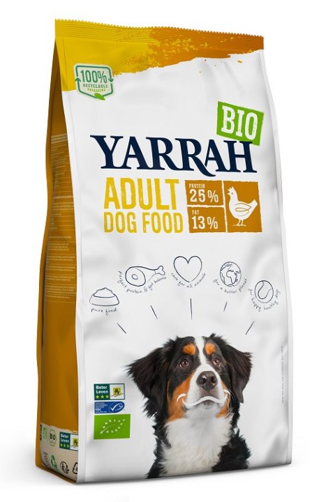 (DLA PSA DOROSŁEGO) KARMA Z KURCZAKIEM BIO 2 kg - YARRAH (DLA PSA DOROSŁEGO) KARMA Z KURCZAKIEM BIO 2 kg - YARRAH