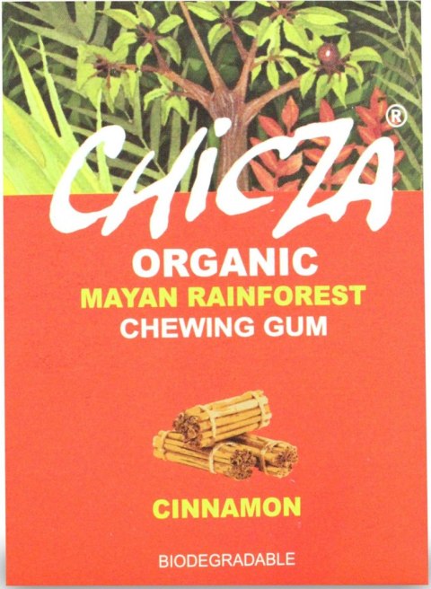 GUMA DO ŻUCIA O SMAKU CYNAMONU (BIODEGRADOWALNA) BIO 30 g - CHICZA GUMA DO ŻUCIA O SMAKU CYNAMONU (BIODEGRADOWALNA) BIO 30 g - CHICZA