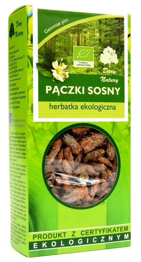 HERBATKA PĄCZKI SOSNY BIO 50 g - DARY NATURY HERBATKA PĄCZKI SOSNY BIO 50 g - DARY NATURY