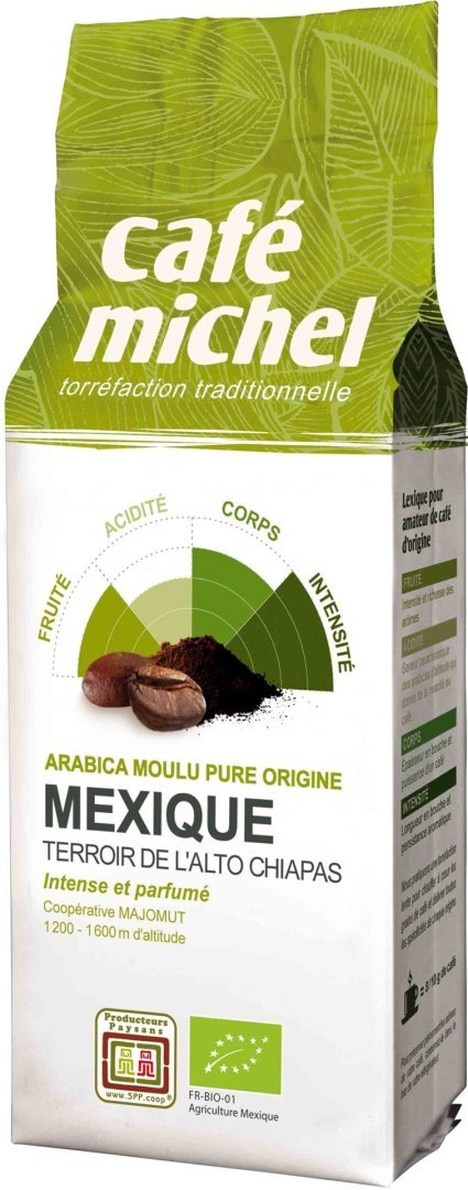 KAWA MIELONA ARABICA 100 % MEKSYK FAIR TRADE BIO 250 g - CAFE MICHEL KAWA MIELONA ARABICA 100 % MEKSYK FAIR TRADE BIO 250 g - CAFE MICHEL