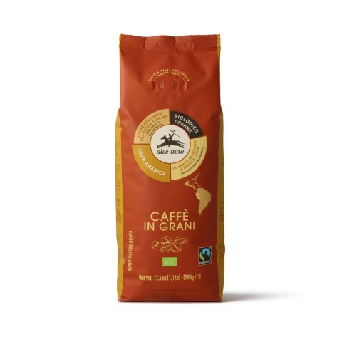 KAWA ZIARNISTA ARABICA 100 % FAIR TRADE BIO 500 g - ALCE NERO KAWA ZIARNISTA ARABICA 100 % FAIR TRADE BIO 500 g - ALCE NERO