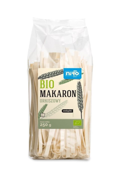 MAKARON (ORKISZOWY) WSTĄŻKI BIO 250 g - NIRO MAKARON (ORKISZOWY) WSTĄŻKI BIO 250 g - NIRO
