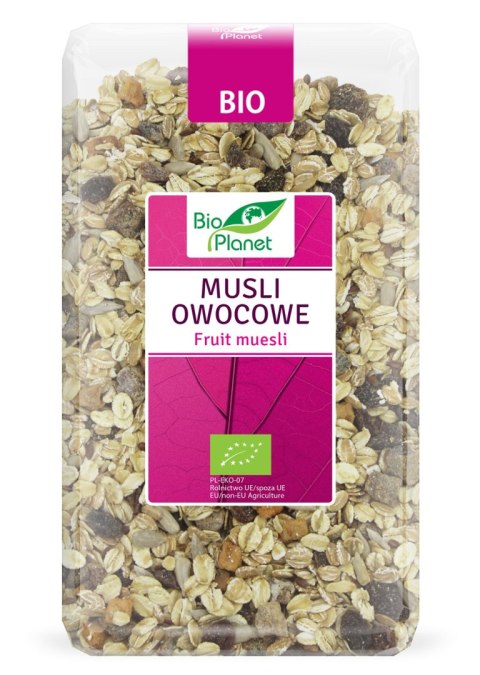 MUSLI OWOCOWE BIO 600 g - BIO PLANET MUSLI OWOCOWE BIO 600 g - BIO PLANET