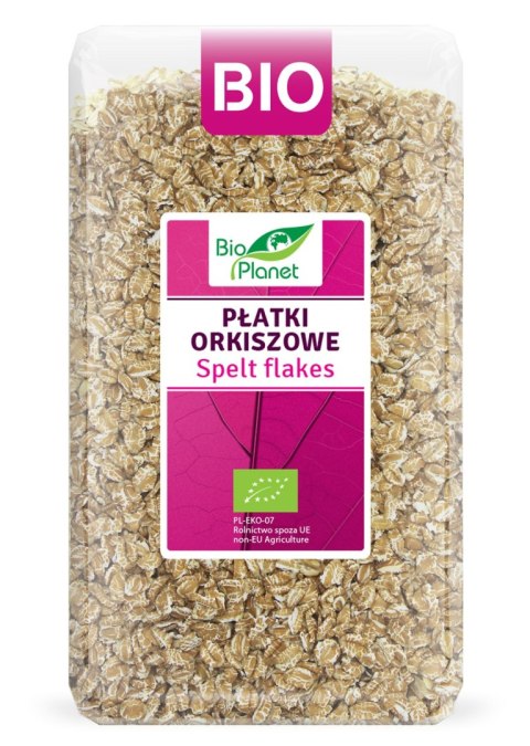 PŁATKI ORKISZOWE BIO 600 g - BIO PLANET PŁATKI ORKISZOWE BIO 600 g - BIO PLANET