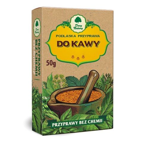 PRZYPRAWA DO KAWY BEZGLUTENOWA (PODLASKA) 50 g - DARY NATURY PRZYPRAWA DO KAWY BEZGLUTENOWA (PODLASKA) 50 g - DARY NATURY