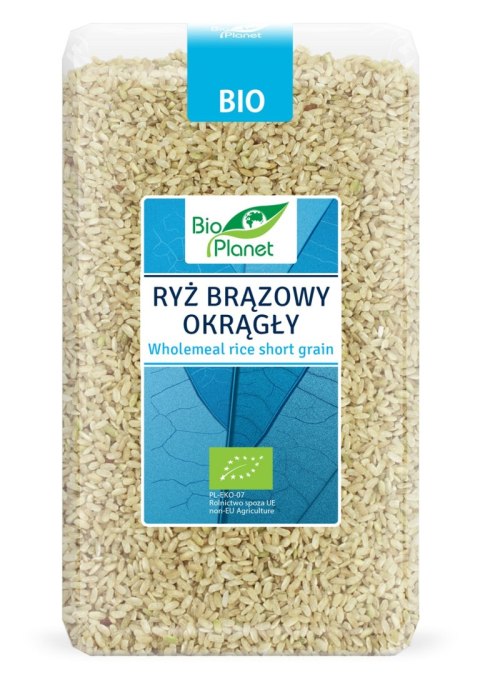 RYŻ BRĄZOWY OKRĄGŁY BIO 1 kg - BIO PLANET RYŻ BRĄZOWY OKRĄGŁY BIO 1 kg - BIO PLANET