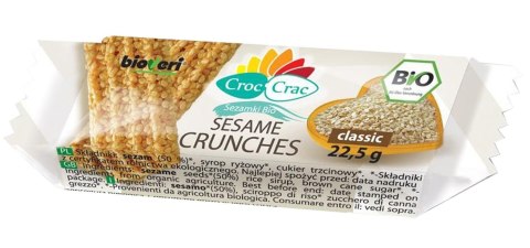SEZAMKI CLASSIC BIO 22,5 g - CROC-CRAC (BIOVERI) SEZAMKI CLASSIC BIO 22,5 g - CROC-CRAC (BIOVERI)