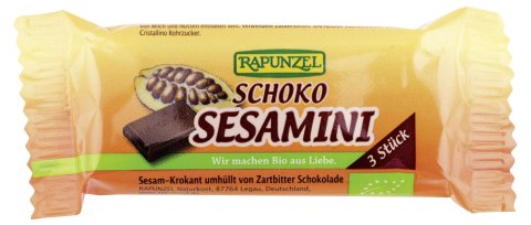 SEZAMKI W CZEKOLADZIE BIO 27 g - RAPUNZEL SEZAMKI W CZEKOLADZIE BIO 27 g - RAPUNZEL