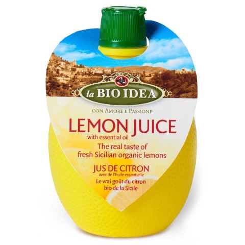 SOK Z CYTRYNY Z OLEJKIEM CYTRYNOWYM BIO 200 ml - LA BIO IDEA SOK Z CYTRYNY Z OLEJKIEM CYTRYNOWYM BIO 200 ml - LA BIO IDEA