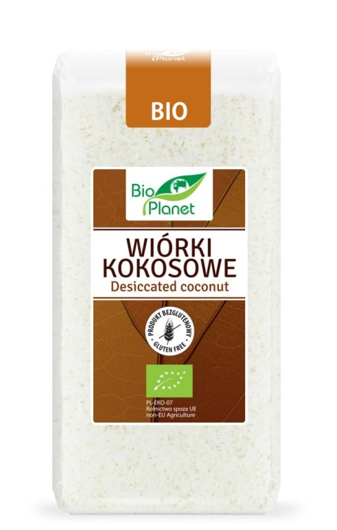 WIÓRKI KOKOSOWE BEZGLUTENOWE BIO 200 g - BIO PLANET WIÓRKI KOKOSOWE BEZGLUTENOWE BIO 200 g - BIO PLANET