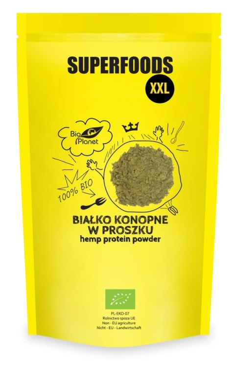 BIAŁKO KONOPNE BIO 500 g - BIO PLANET BIAŁKO KONOPNE BIO 500 g - BIO PLANET