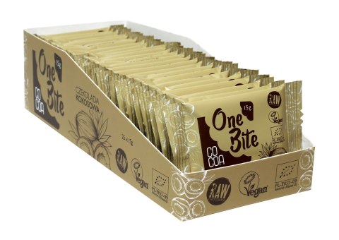 CZEKOLADA KOKOSOWA BIO 15 g - COCOA (ONE BITE) CZEKOLADA KOKOSOWA BIO 15 g - COCOA (ONE BITE)