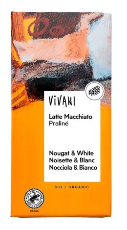 CZEKOLADA O SMAKU LATTE MACCHIATO BIO 100 g - VIVANI