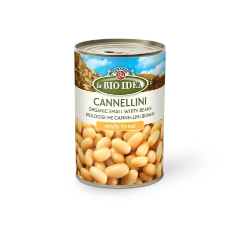 FASOLA BIAŁA DROBNA W ZALEWIE BIO 400 g (240 g) - LA BIO IDEA FASOLA BIAŁA DROBNA W ZALEWIE BIO 400 g (240 g) - LA BIO IDEA