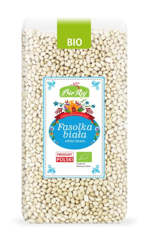 FASOLKA BIAŁA BIO (POLSKA) 500 g - BIO RAJ FASOLKA BIAŁA BIO (POLSKA) 500 g - BIO RAJ