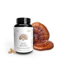 GRZYBY REISHI (LAKOWNICA LŚNIĄCA) BIO (500 mg) 100 KAPSUŁEK - PILZE WOHLRAB