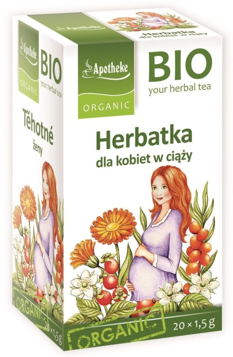 HERBATKA DLA KOBIET W CIĄŻY BIO (20 x 1,5 g) 30 g - APOTHEKE HERBATKA DLA KOBIET W CIĄŻY BIO (20 x 1,5 g) 30 g - APOTHEKE