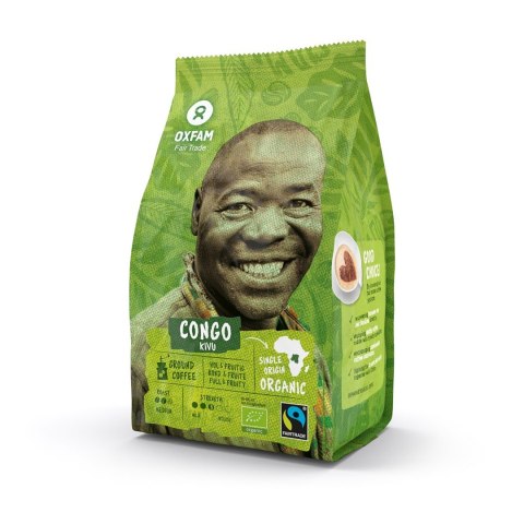 KAWA MIELONA ARABICA 100 % Z OKOLIC JEZIORA KIVU FAIR TADE BIO 250 g - OXFAM KAWA MIELONA ARABICA 100 % Z OKOLIC JEZIORA KIVU FAIR TADE BIO 250 g - OXFAM