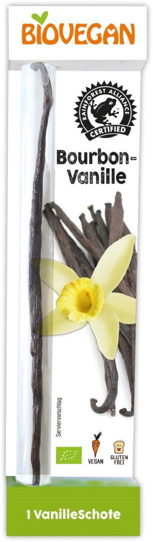 LASKA WANILII BOURBON BEZGLUTENOWA BIO (1 szt.) - BIOVEGAN LASKA WANILII BOURBON BEZGLUTENOWA BIO (1 szt.) - BIOVEGAN