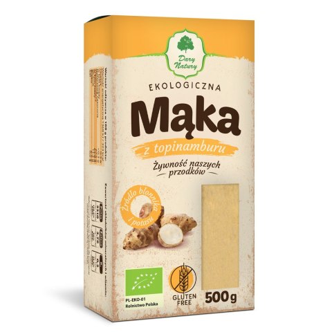 MĄKA Z TOPINAMBURU BEZGLUTENOWA BIO 500 g - DARY NATURY MĄKA Z TOPINAMBURU BEZGLUTENOWA BIO 500 g - DARY NATURY