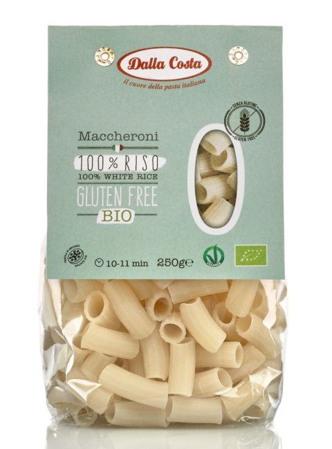 MAKARON (RYŻOWY) MACCHERONI BEZGLUTENOWY BIO 250 g - DALLA COSTA MAKARON (RYŻOWY) MACCHERONI BEZGLUTENOWY BIO 250 g - DALLA COSTA