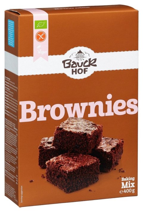 MIESZANKA NA BROWNIE BEZGLUTENOWA BIO 400 g - BAUCK HOF MIESZANKA NA BROWNIE BEZGLUTENOWA BIO 400 g - BAUCK HOF