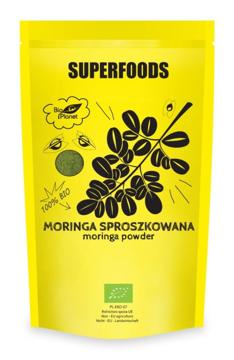 MORINGA SPROSZKOWANA BIO 150 g - BIO PLANET MORINGA SPROSZKOWANA BIO 150 g - BIO PLANET