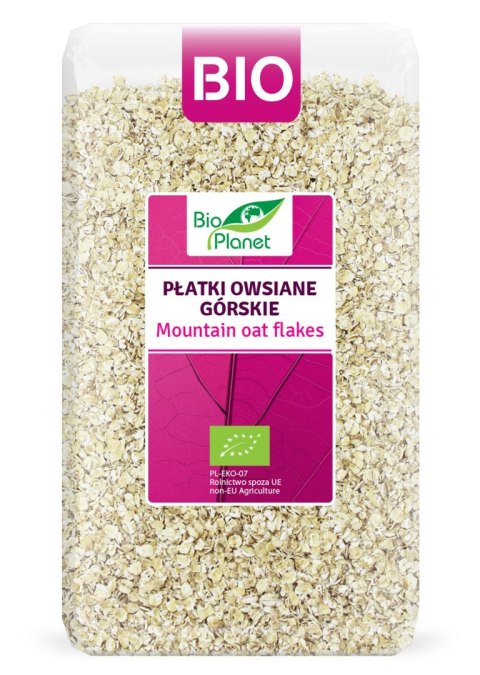 PŁATKI OWSIANE GÓRSKIE BIO 600 g - BIO PLANET PŁATKI OWSIANE GÓRSKIE BIO 600 g - BIO PLANET