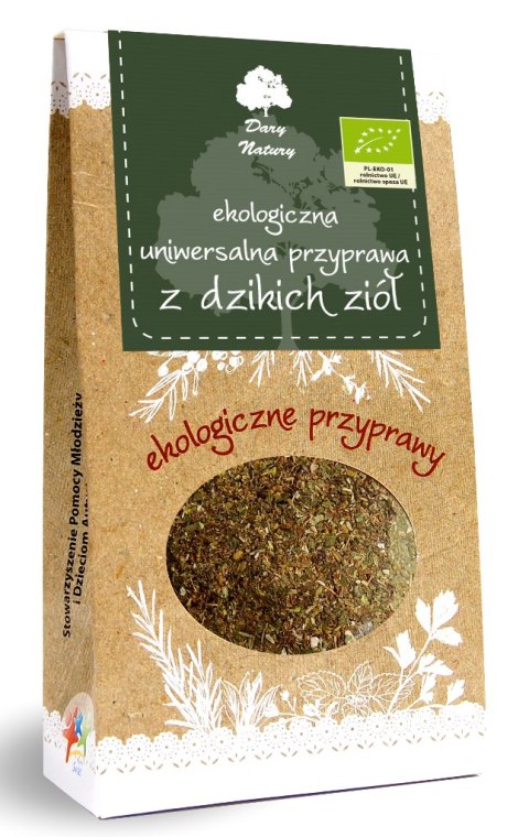 PRZYPRAWA UNIWERSALNA Z DZIKICH ZIÓŁ BIO 40 g - DARY NATURY PRZYPRAWA UNIWERSALNA Z DZIKICH ZIÓŁ BIO 40 g - DARY NATURY