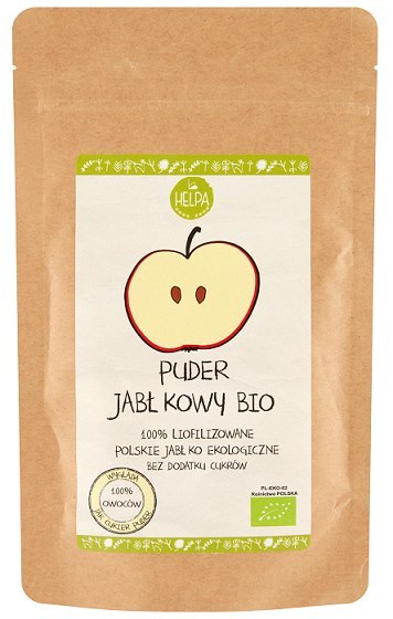 PUDER JABŁKOWY (LIOFILIZOWANE SPROSZKOWANE JABŁKO) BIO 40 g - HELPA PUDER JABŁKOWY (LIOFILIZOWANE SPROSZKOWANE JABŁKO) BIO 40 g - HELPA
