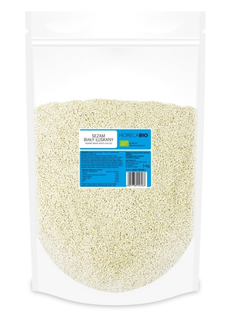 SEZAM BIAŁY ŁUSKANY BIO 3 kg - HORECA (BIO PLANET) SEZAM BIAŁY ŁUSKANY BIO 3 kg - HORECA (BIO PLANET)