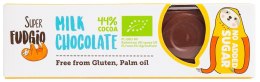 BATON MLECZNA CZEKOLADA BEZ DODATKU CUKRÓW BEZGLUTENOWY BIO 40 g - ME GUSTO (SUPER FUDGIO)