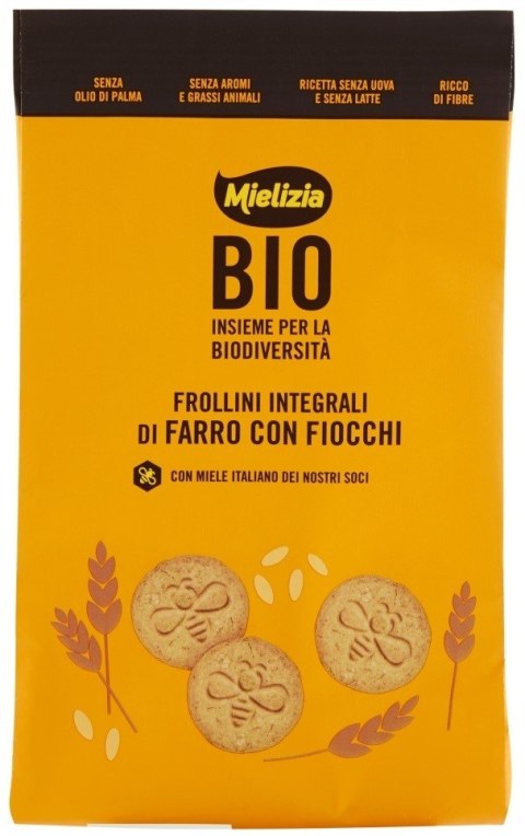 CIASTKA FROLLINI ORKISZOWE PEŁNOZIARNISTE BIO 300 g - MIELIZIA CIASTKA FROLLINI ORKISZOWE PEŁNOZIARNISTE BIO 300 g - MIELIZIA