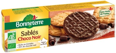 CIASTKA OBLANE GORZKĄ CZEKOLADĄ BIO 120 g - BONNETERRE CIASTKA OBLANE GORZKĄ CZEKOLADĄ BIO 120 g - BONNETERRE