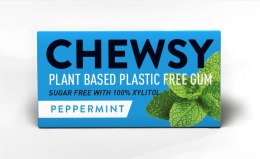 GUMA DO ŻUCIA Z KSYLITOLEM O SMAKU MIĘTY PIEPRZOWEJ 10 sztuk (15 g) - CHEWSY