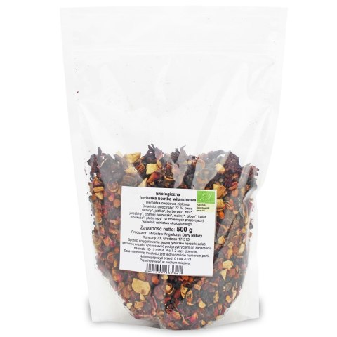 HERBATKA BOMBA WITAMINOWA BIO 500 g - HORECA (DARY NATURY) HERBATKA BOMBA WITAMINOWA BIO 500 g - HORECA (DARY NATURY)